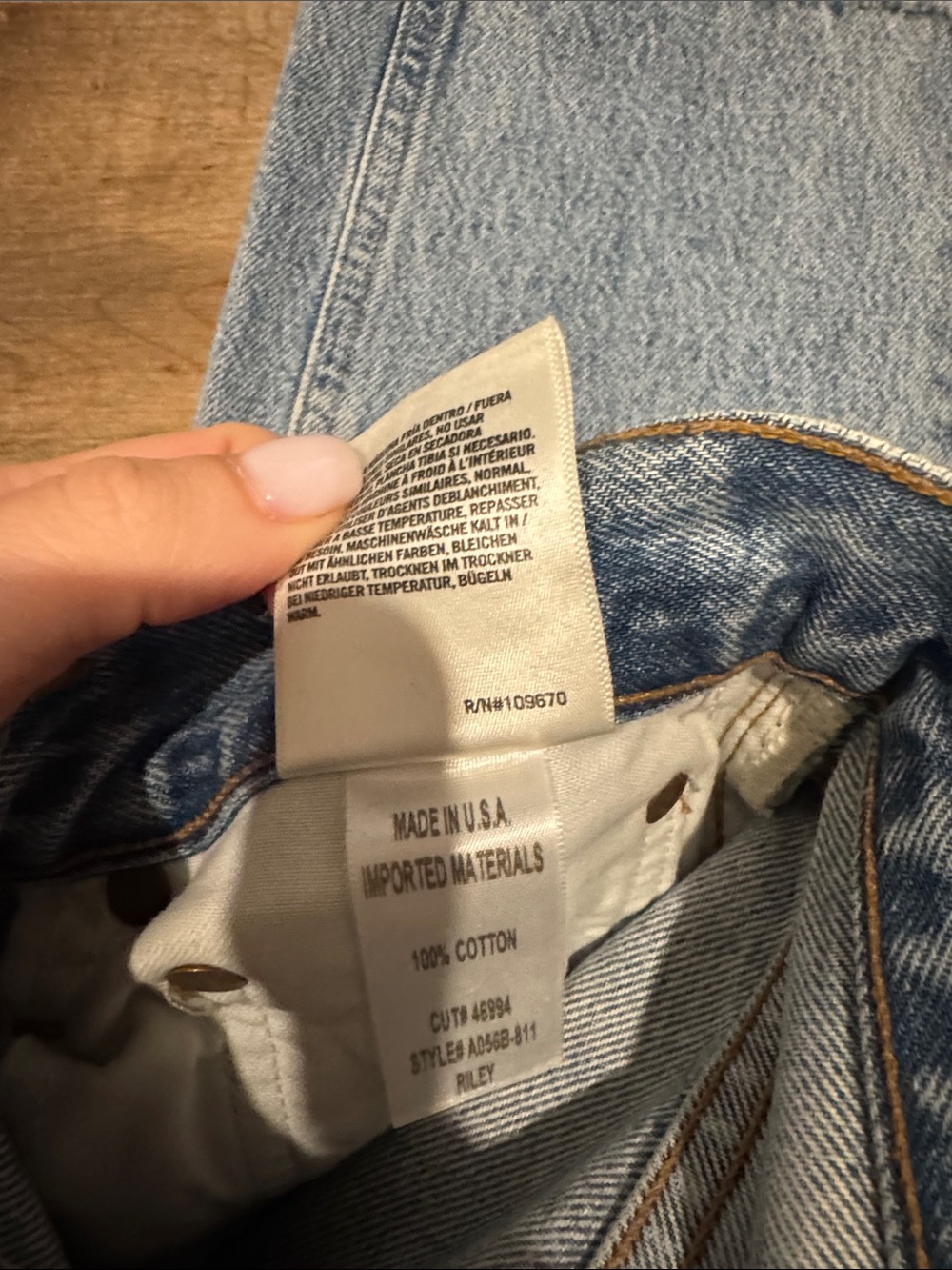 Agolde Riley Straight-Leg High-Rise Jeans - Picture 3 of 4